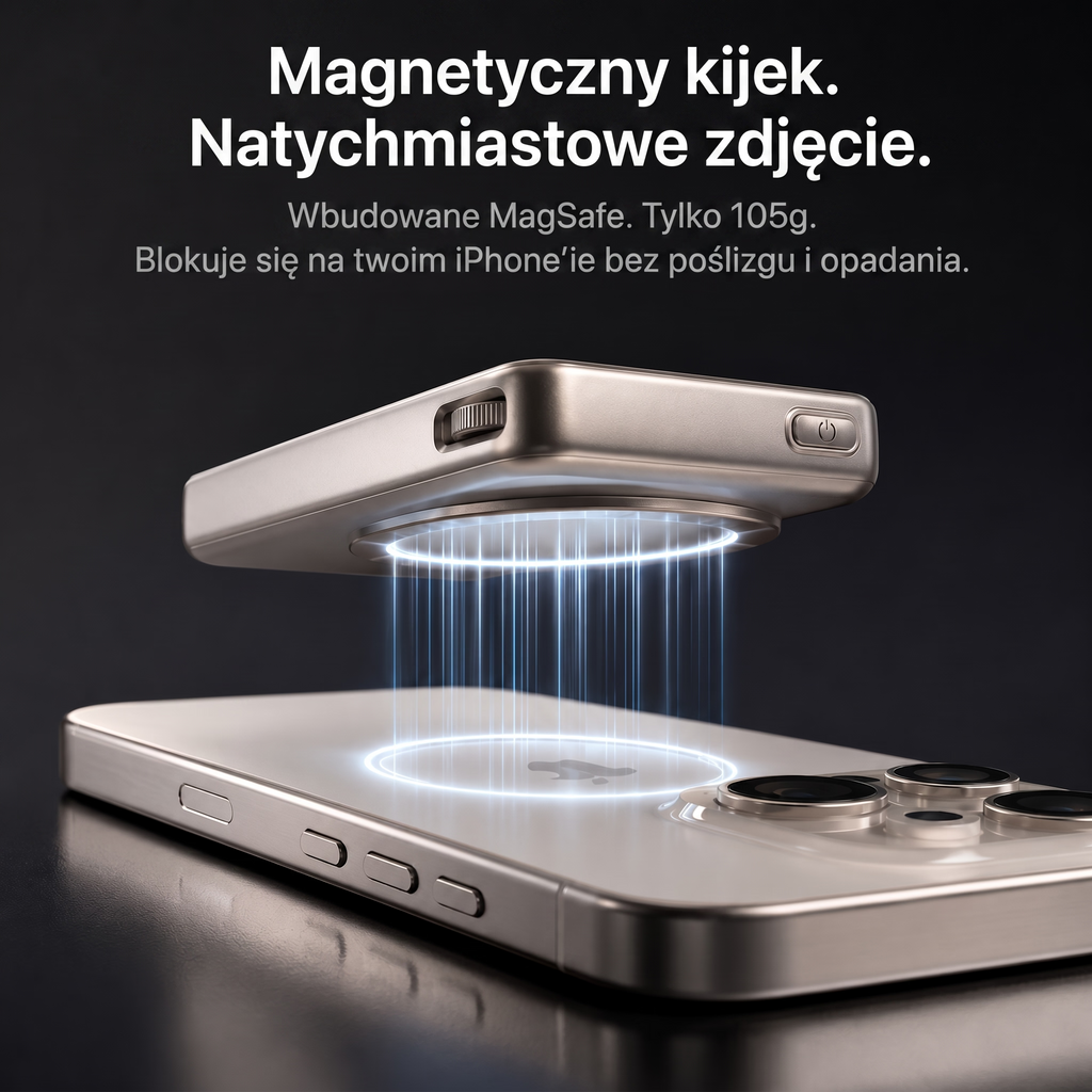 KLYP - Magnetyczny Ekran Selfie | Filmuj siebie w HD